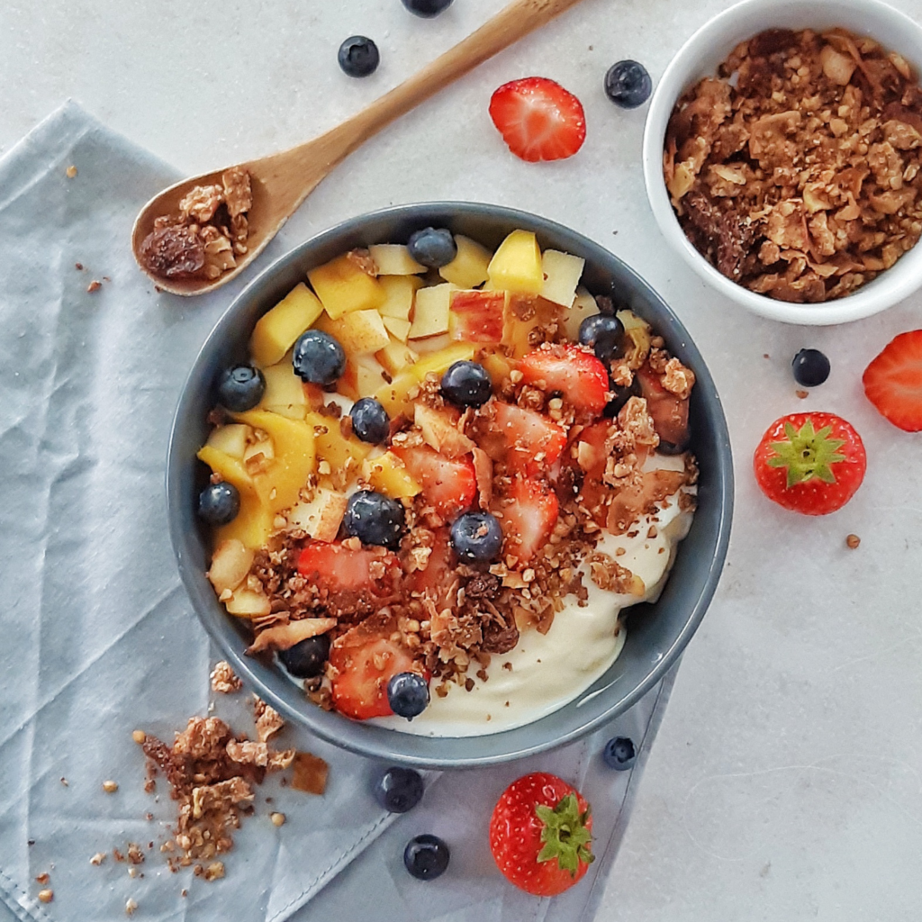 Glutenvrije appeltaart granola