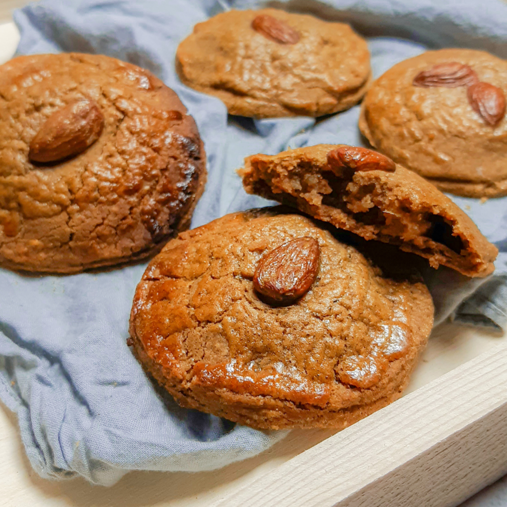 Glutenvrije gevulde speculaas koeken