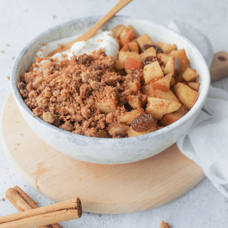 Crumble toetje