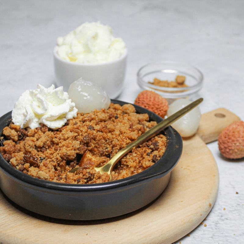 Crumble toetje