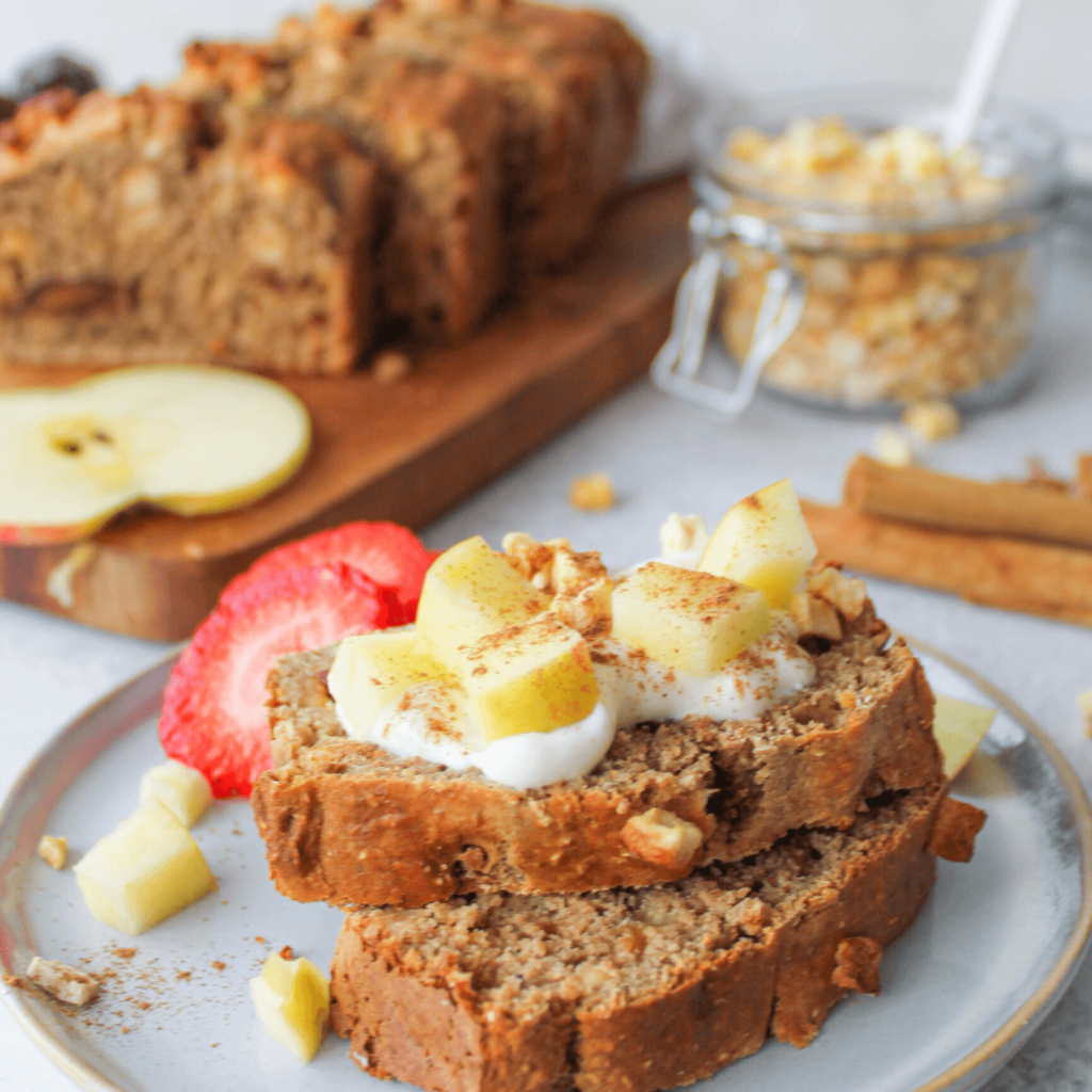 Ontbijt bananenbrood