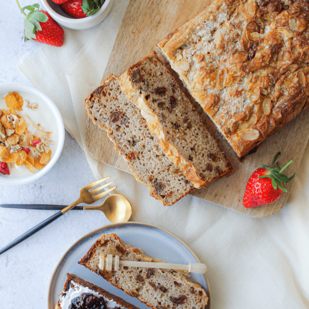 Glutenvrij rozijnen feestbrood