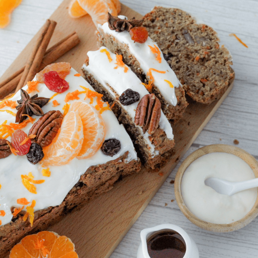 Vegan breakfast carrotcake