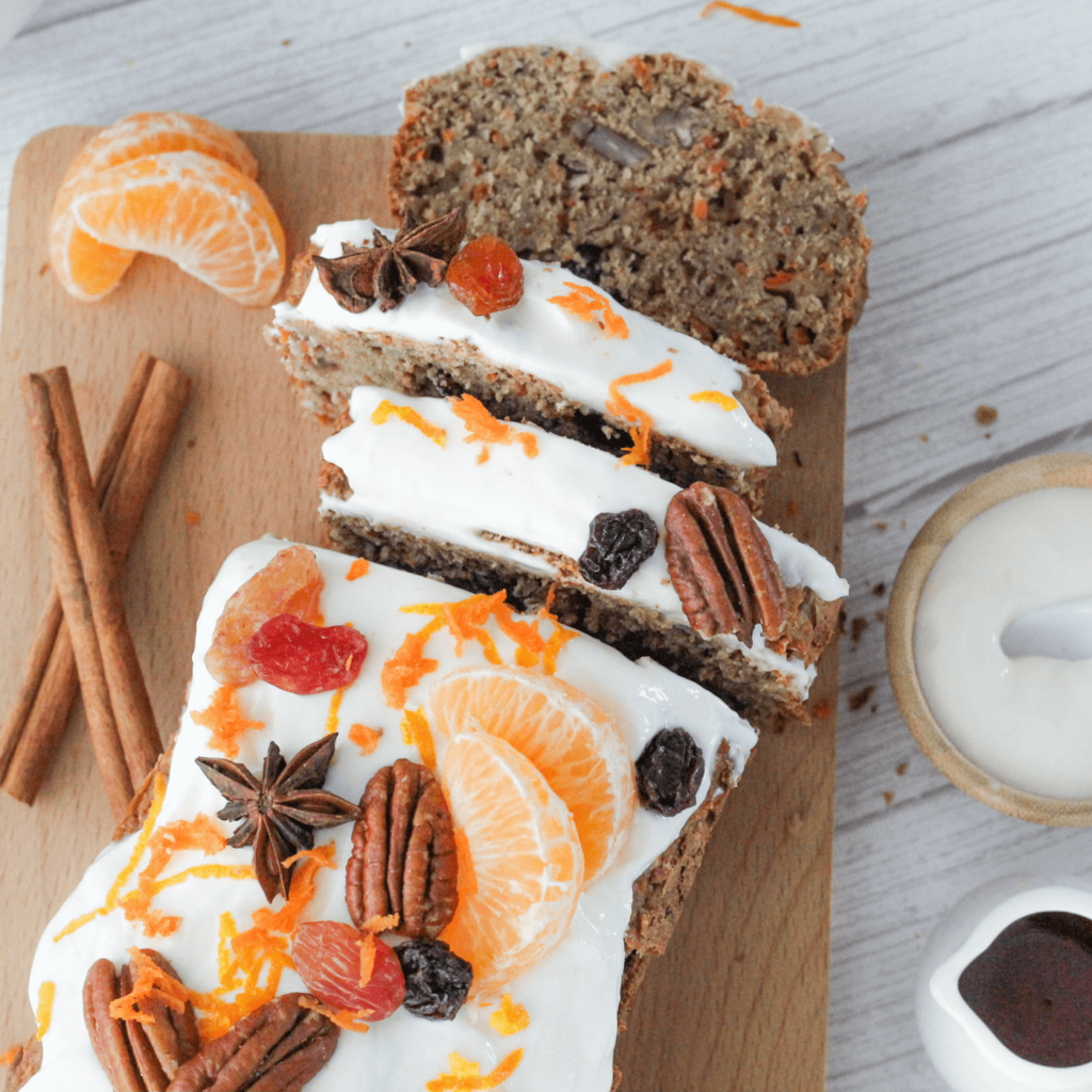 Vegan breakfast carrotcake