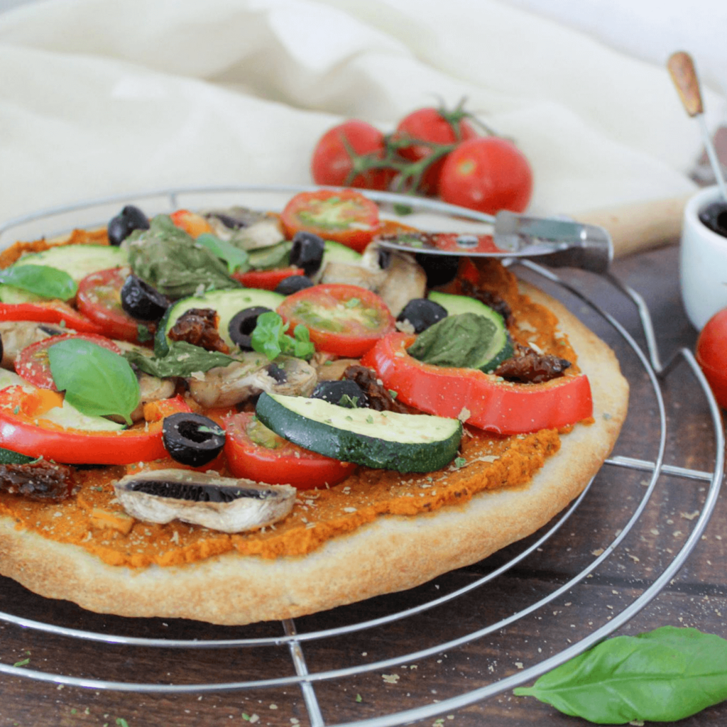 Pizza hummus