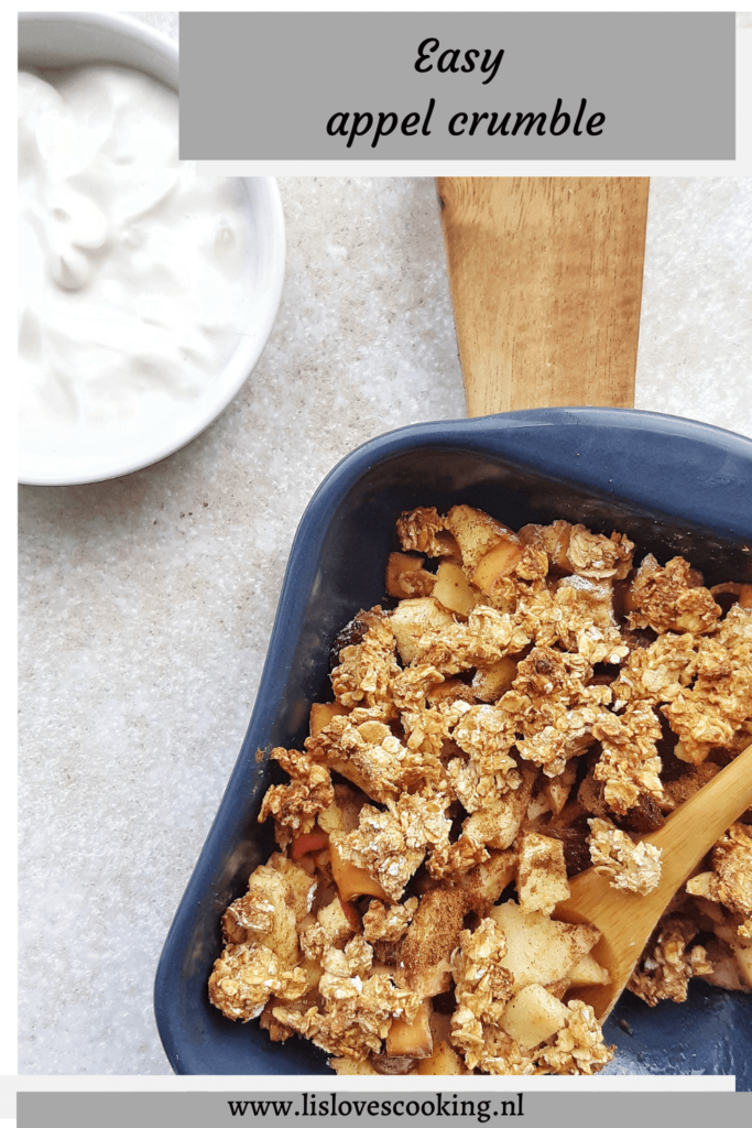 Easy appel crumble