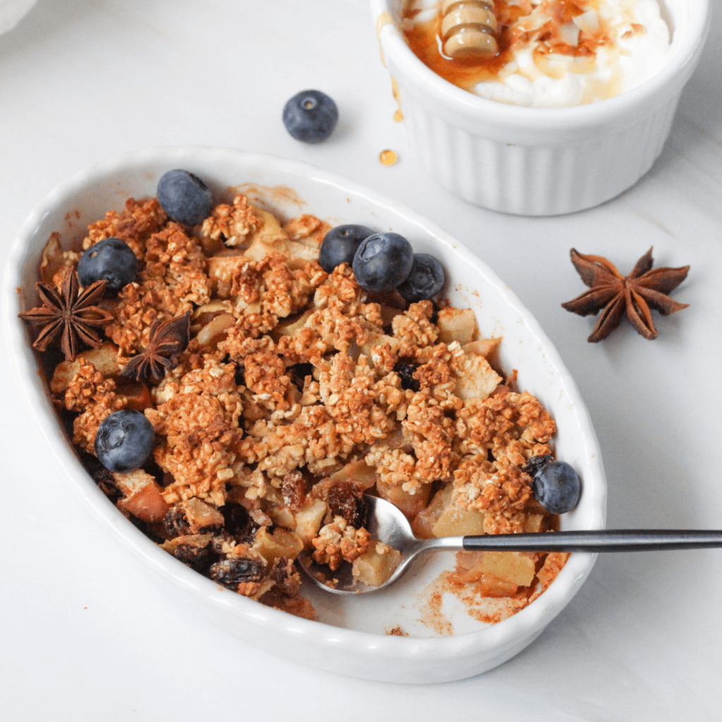 Easy appel crumble