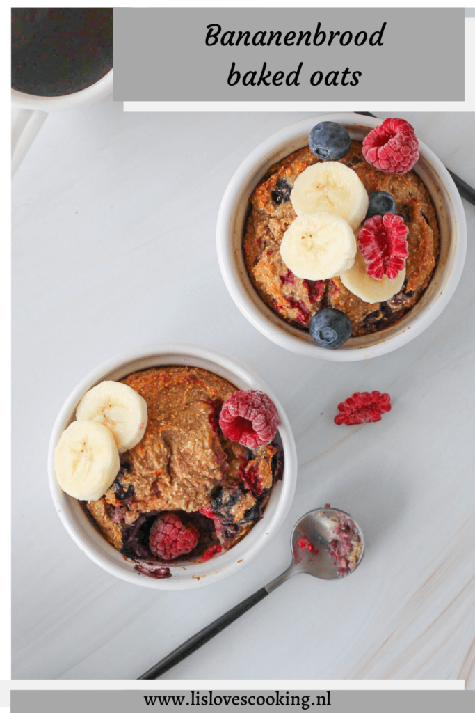 Bananenbrood baked oats