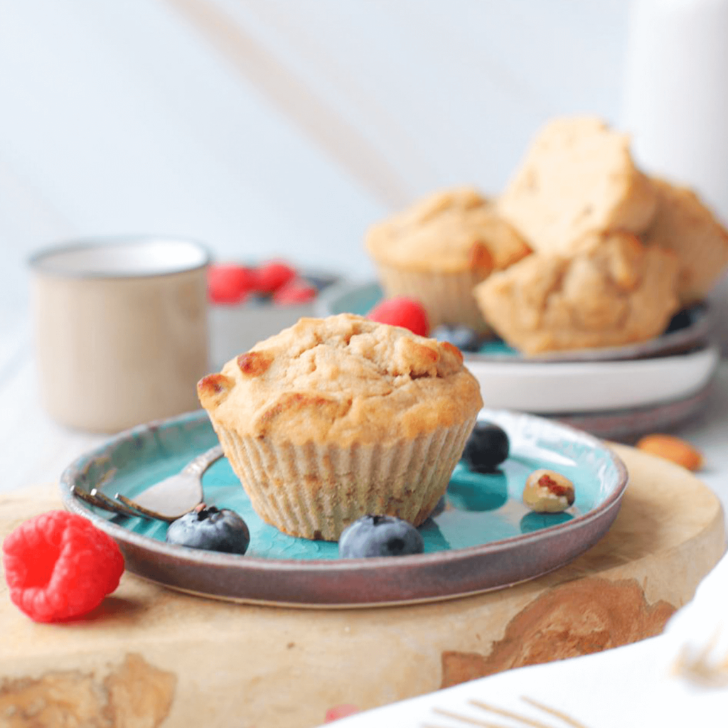 Glutenvrije bananenbrood muffins met zuurdesem