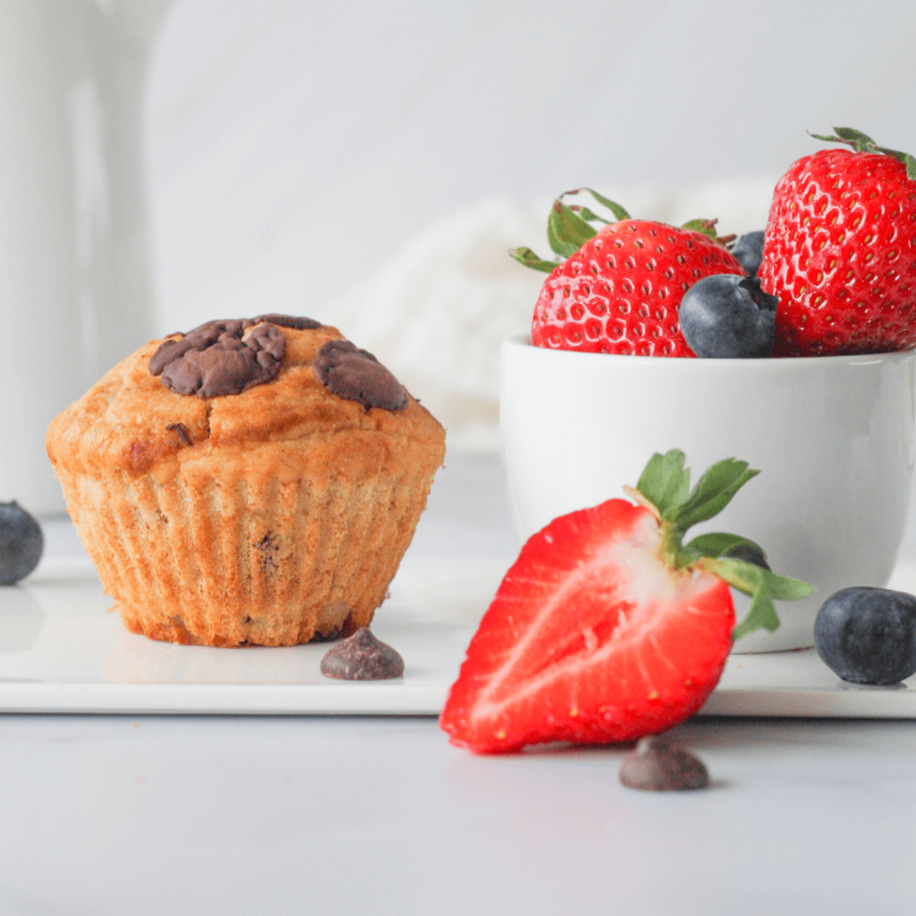 Glutenvrije bananenbrood muffins met zuurdesem