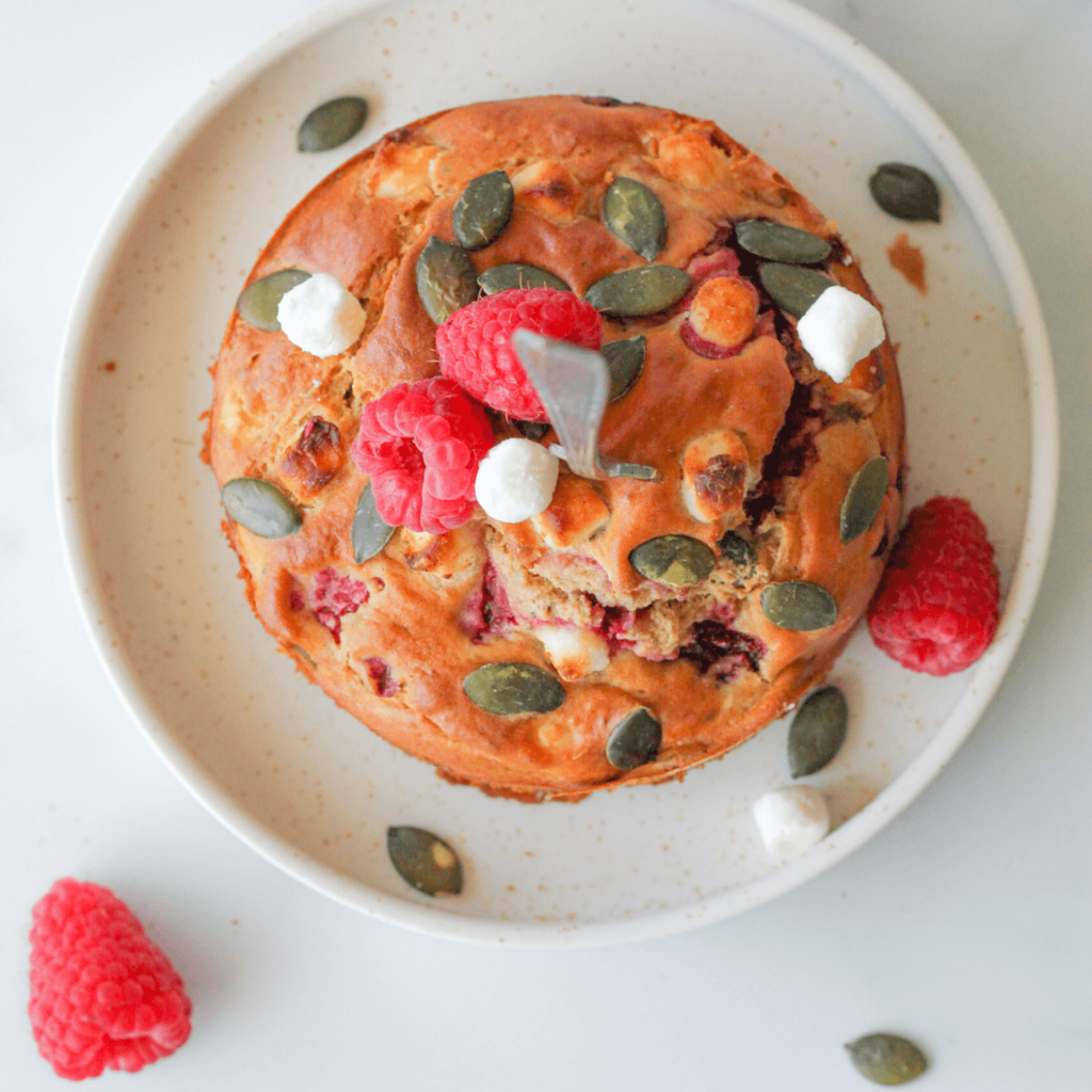 Glutenvrij hartig frambozen taartje