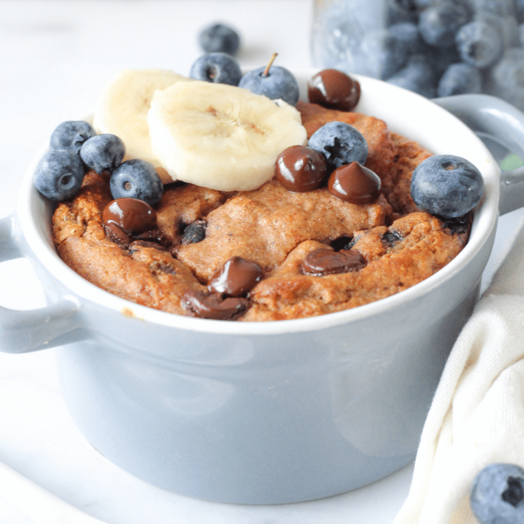 Makkelijk glutenvrij chocolade blueberry taartje