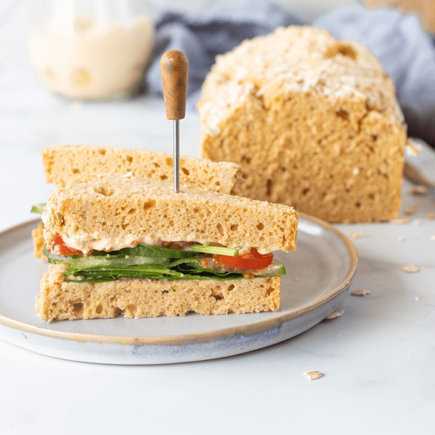 Makkelijk glutenvrij kwarkbrood