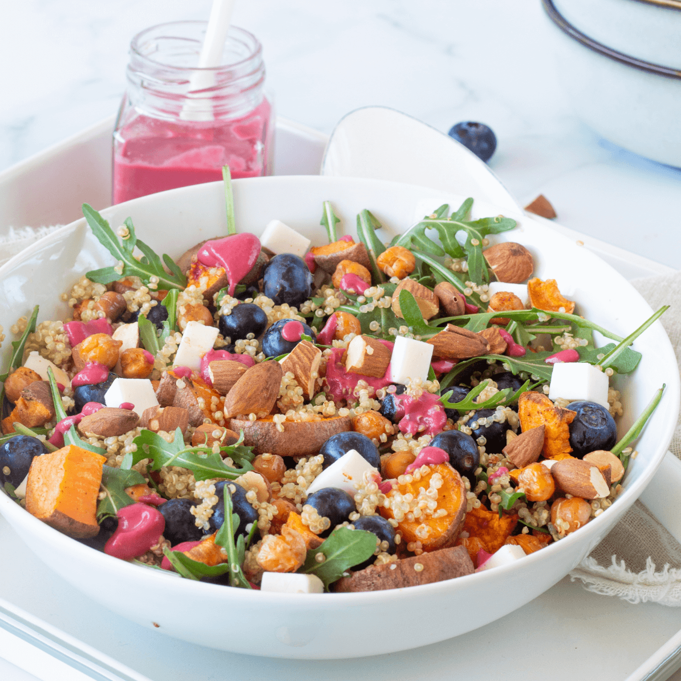 Frisse quinoa lente salade