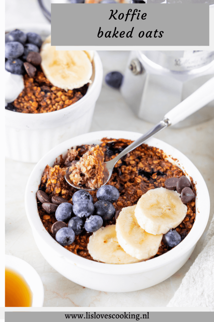 Koffie baked oats