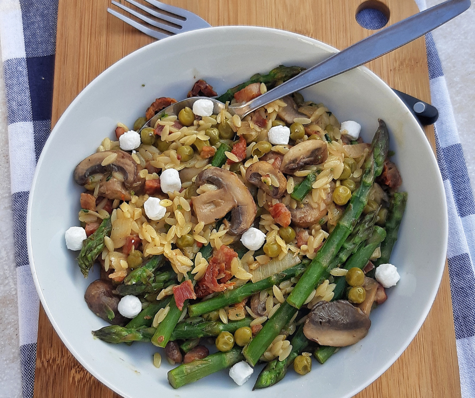 Orzo met asperges