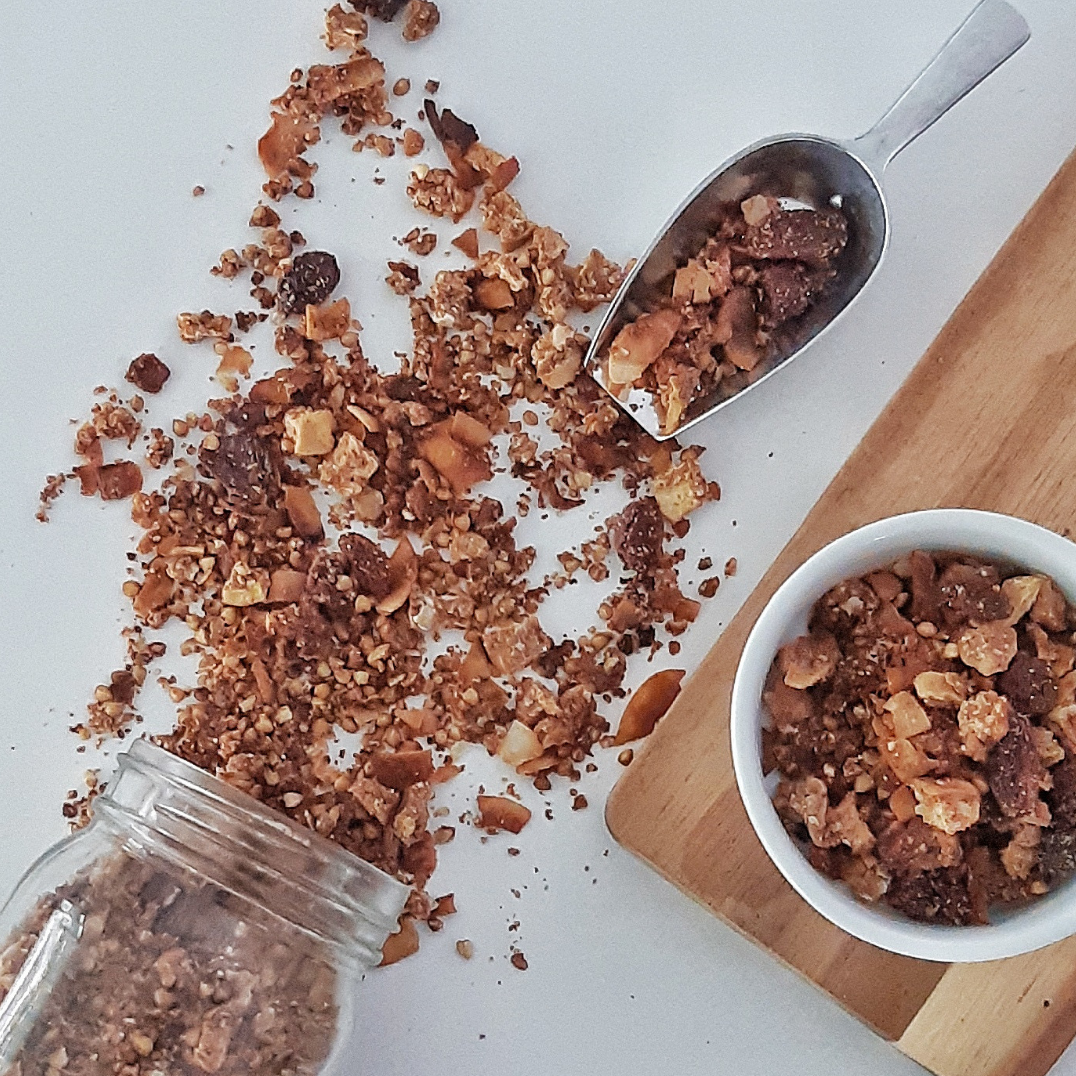 Glutenvrije appeltaart granola