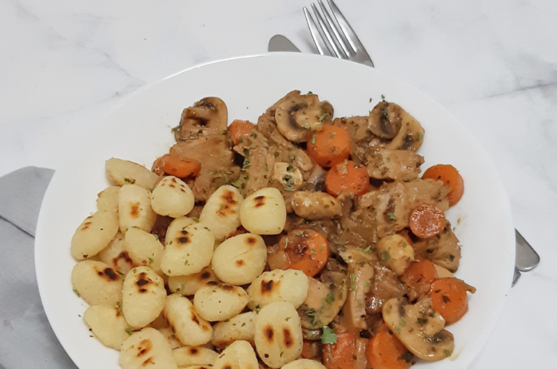 Herfst stoof met gnocchi