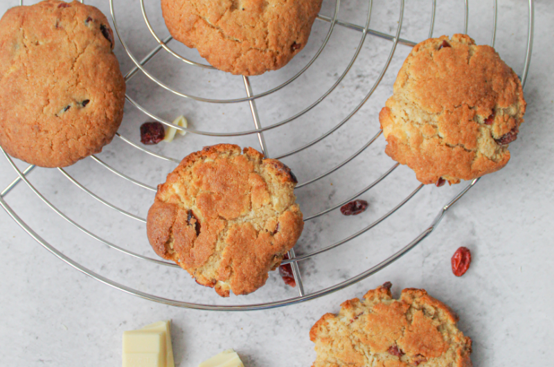 Cranberry chocolade koekjes