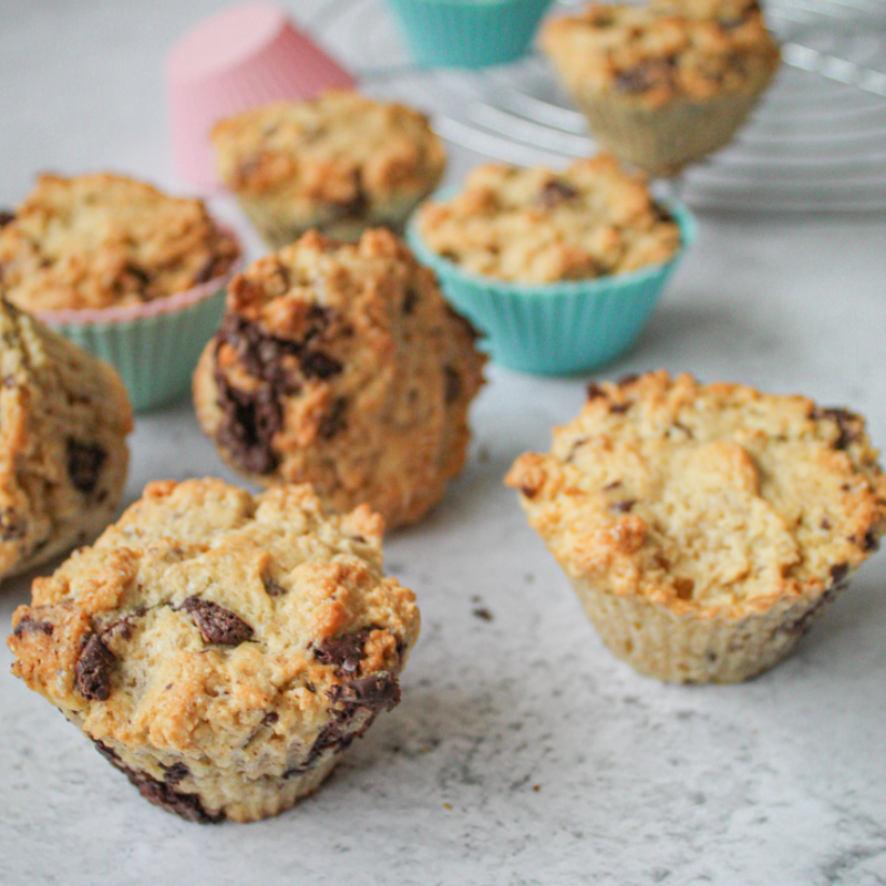 Choco chip muffins