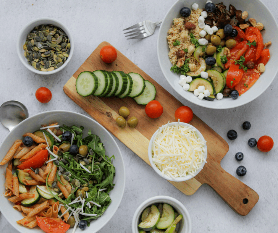 Mealprep lunch salade