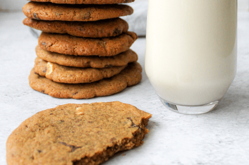 Triple chocolate cookies