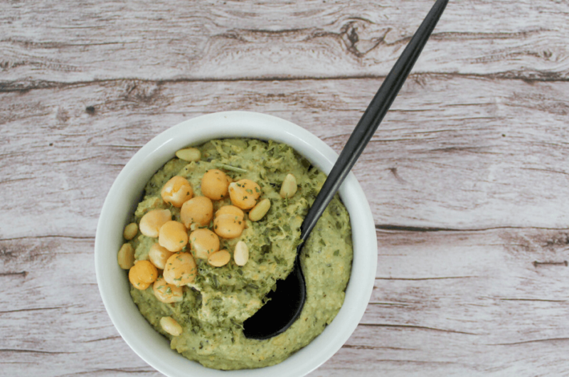 Pesto hummus