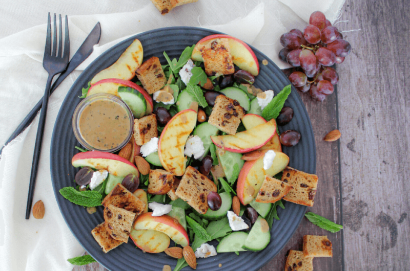 Zoete geitenkaas lunch salade