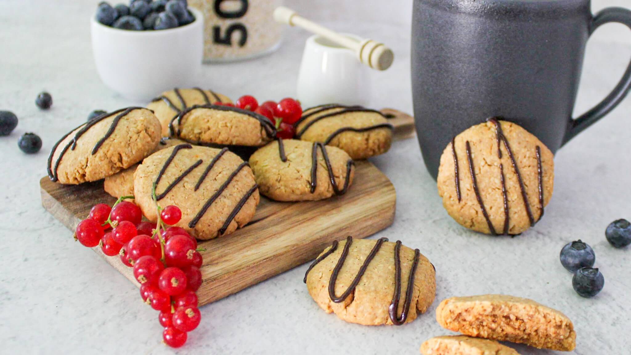 Crunchy haverzemelen koekjes