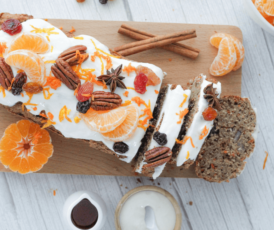 Vegan breakfast carrotcake