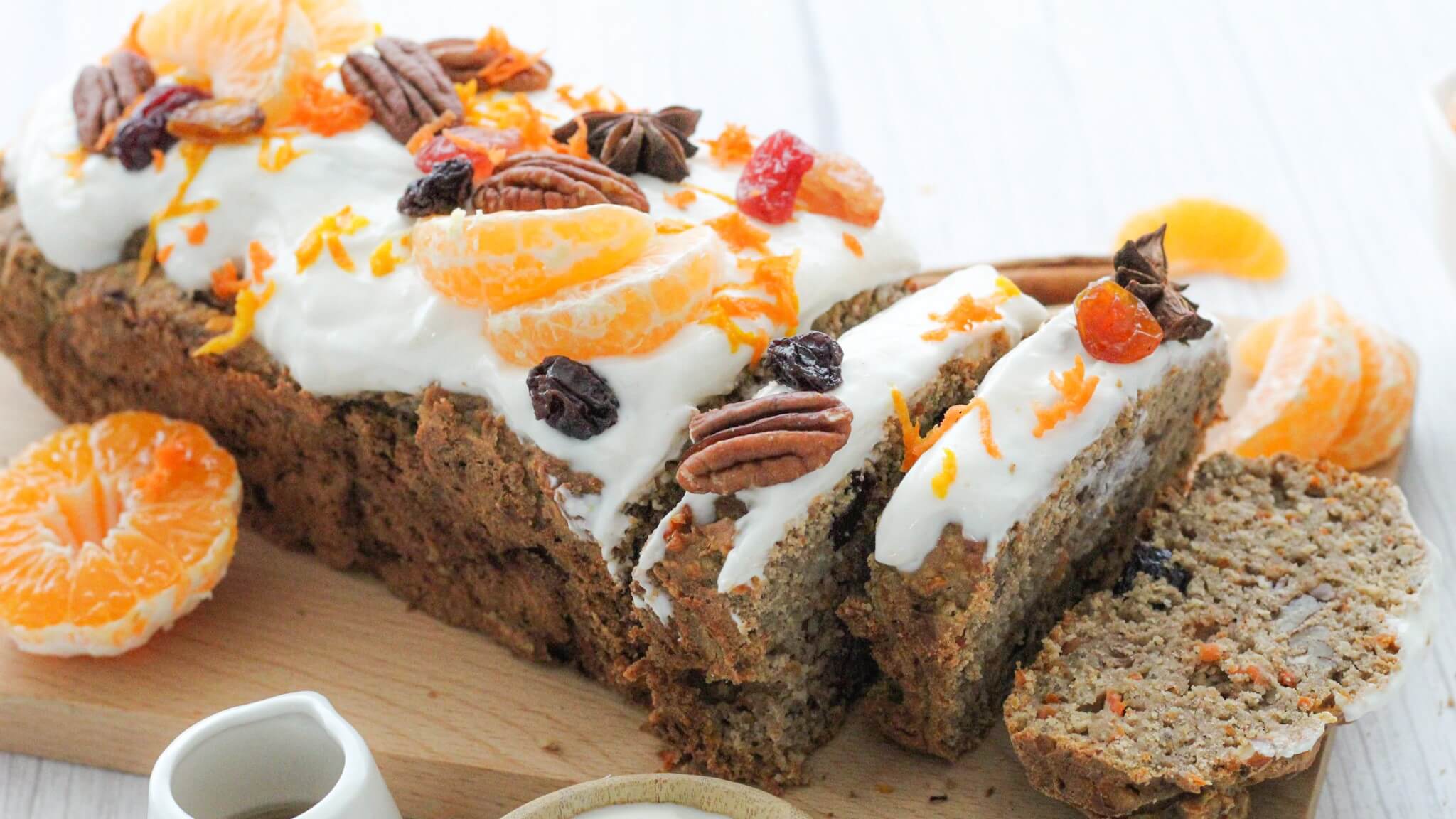 Vegan breakfast carrotcake