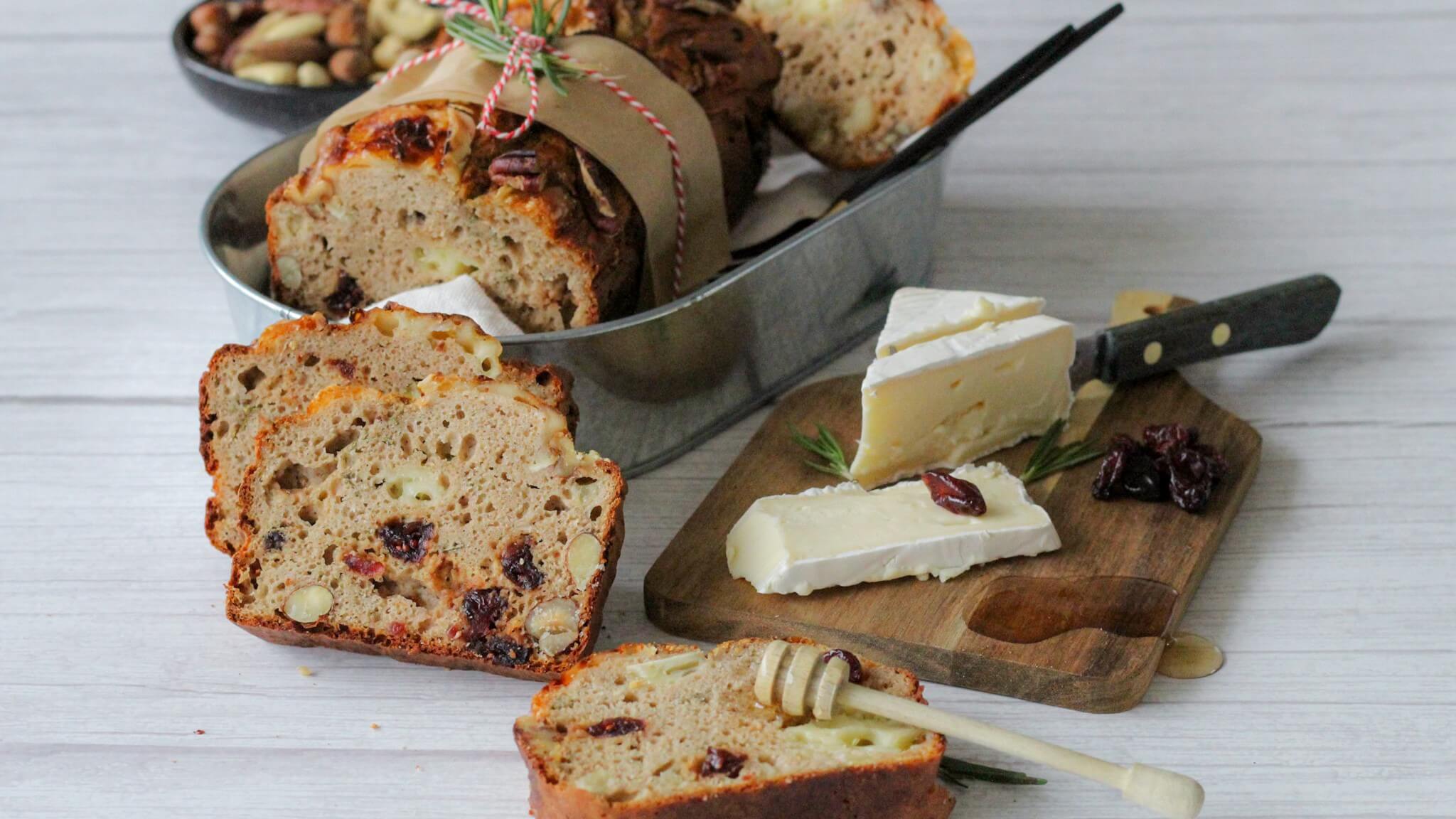 Brie en cranberry brood