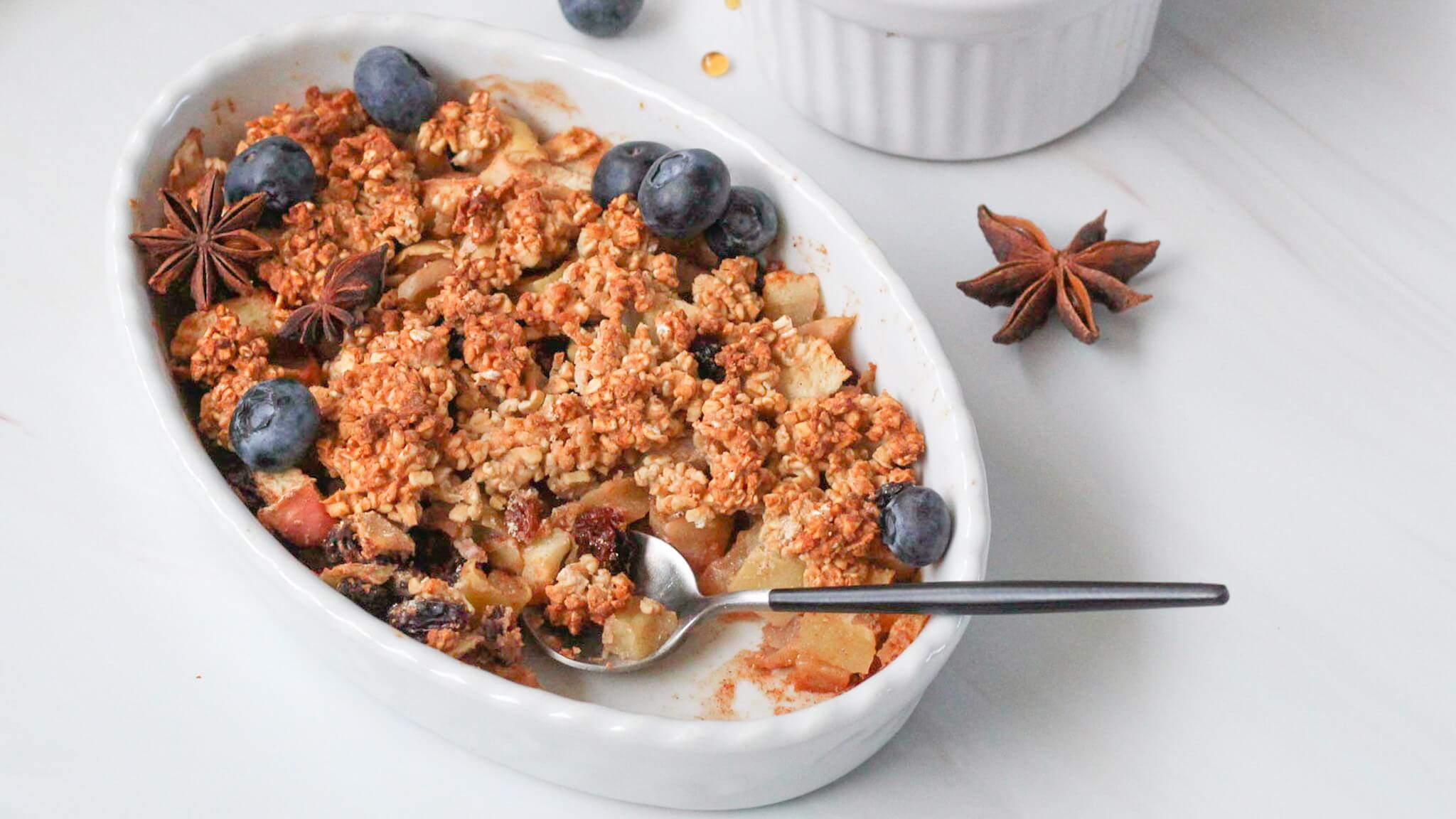 Easy appel crumble