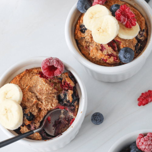 Bananenbrood baked oats