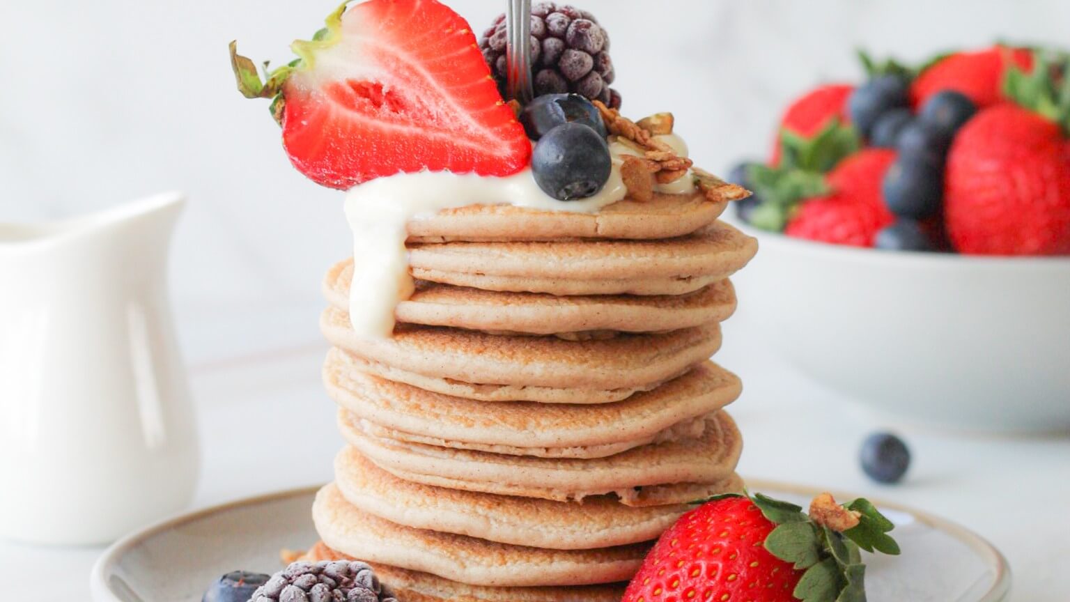 Glutenvrije zuurdesem discard pancakes