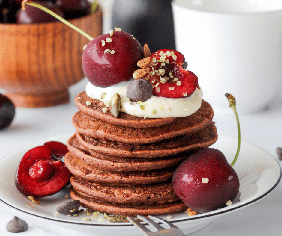Chocolade banana pancakes • Lislovescooking