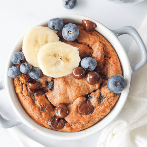 Makkelijk glutenvrij chocolade blueberry taartje