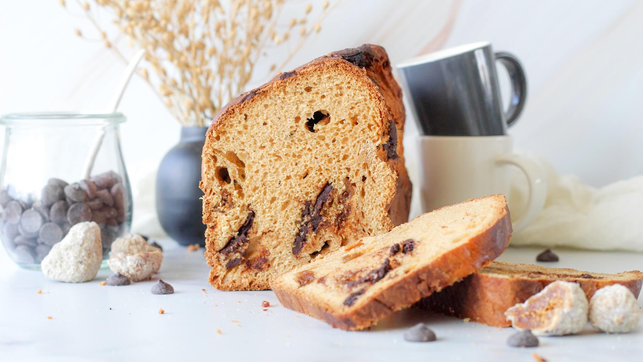 Makkelijk glutenvrij zoet gevuld brood