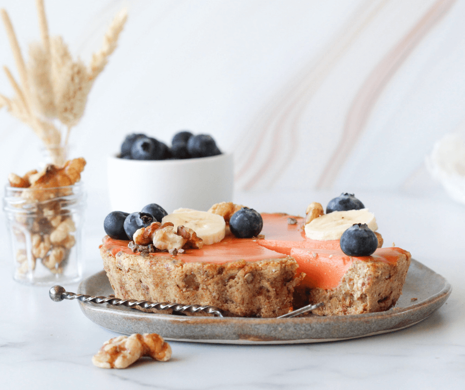 Glutenvrij pompoen kwarktaartje