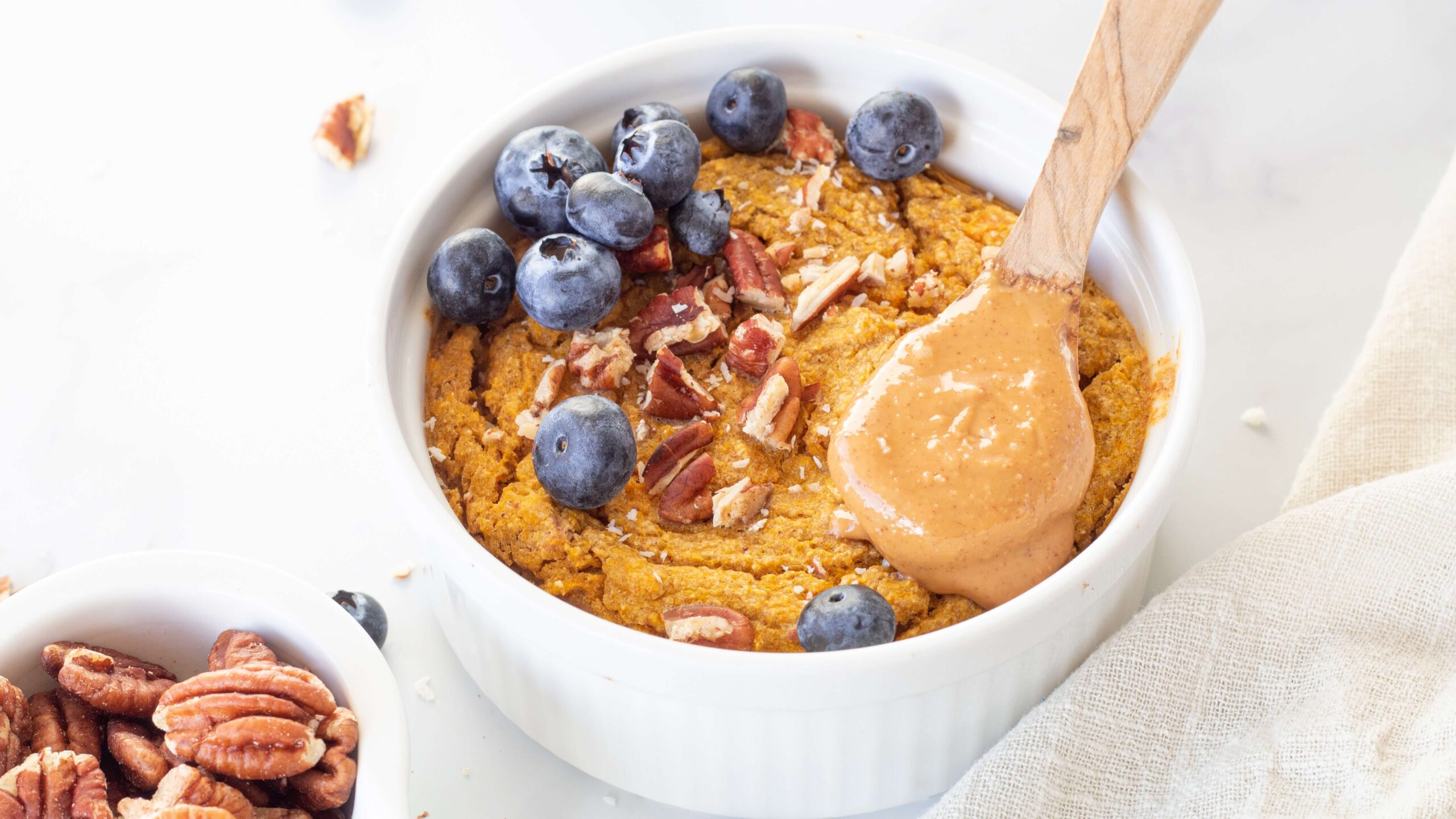 Pumpkin pie baked oats