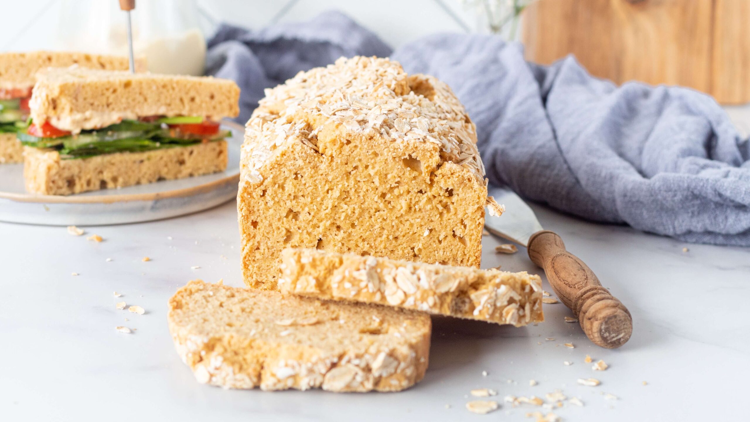 Makkelijk glutenvrij kwarkbrood