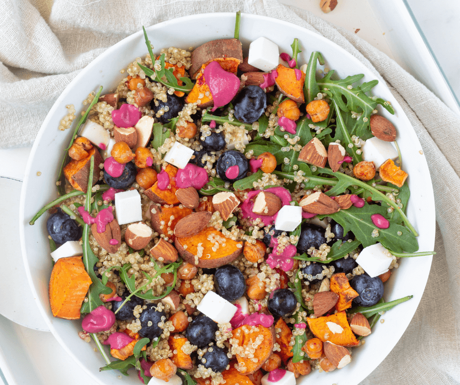 Frisse quinoa lente salade