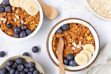 Glutenvrije carrotcake baked oats