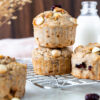 Bananenbrood muffins met cranberry’s en witte chocolade