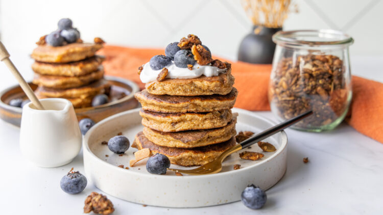 Glutenvrije granola pancakes