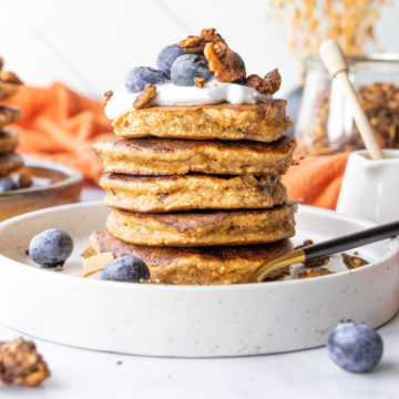 Glutenvrije granola pancakes