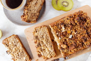 Glutenvrij rozijnen granola brood