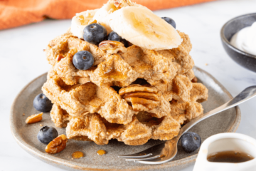 Glutenvrije bananenbrood wafels