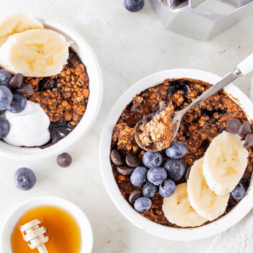 Koffie baked oats