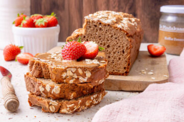 Glutenvrij pindakaas kwarkbrood